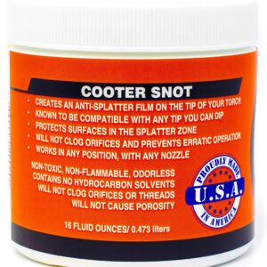 CritterGoo - Cooter Snot Tip Dip | Anti Spatter Welding Nozzle Gel, Tip Cleaner, Non-flammable, Silicon free (16 oz)