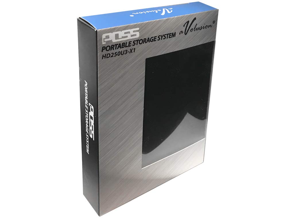 Avolusion 2TB USB 3.0 External Gaming Hard Drive (for PS4, Pre-Formatted) (HD250U3-X1-2TB) - 2 Year Warranty