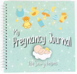 my belly book - pregnancy journal and baby memory book with stickers - baby's scrapbook and photo album - pregnancy journals for first time moms - pregnancy journal memory book