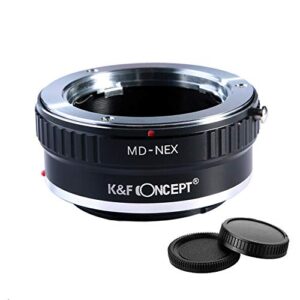 k&f concept lens adapter ring for minolta mc md msr to sony e mount a6000 a6300 a6500 a5000 a5100 a3500 a3000 alpha a7 a7r a7s a7ii a7rii a7sii a7iii a7riii and a9