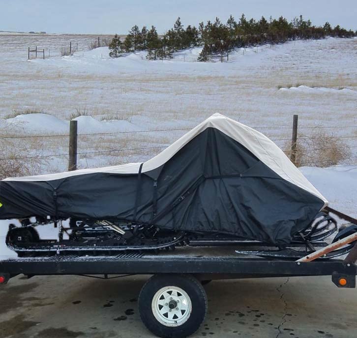 600 Denier Snowmobile trailerable Cover Compatible for The 2019-2019 Polaris Model 800 INDY XC 129 snowmachine sled.