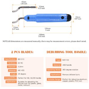 Rustark 25 Piece 3D Printer Tool Kit Full Range Tools for Cleanup Removal Finish Including Trimming Blade 0.4mm 0.35mm Needle Tweezers File Pliers Deburr Tool Scarpers Glue Stick