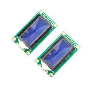 comimark 2pcs blue 0802 lcd 8x2 character lcd display module 5v lcm for arduino raspberry