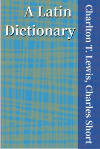 a latin dictionary