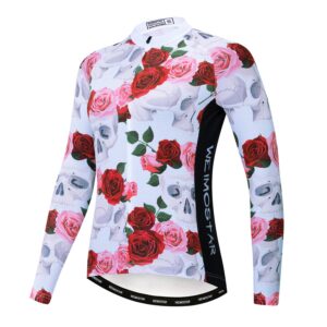 Cycling Jersey for Women Long Sleeve Clothing Bicycle Jacket