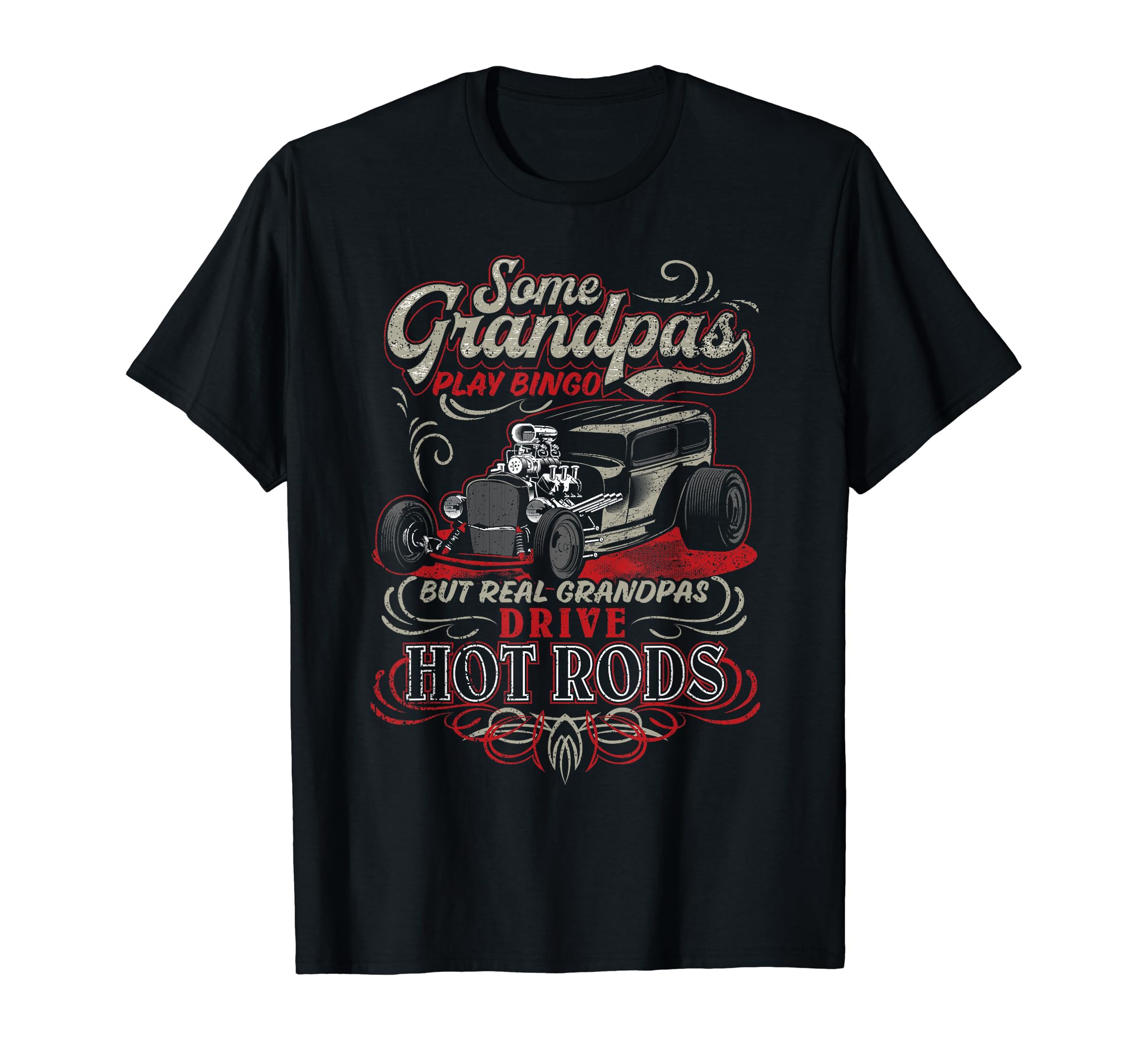 Vintage Hot Rod Grandpa T-Shirt