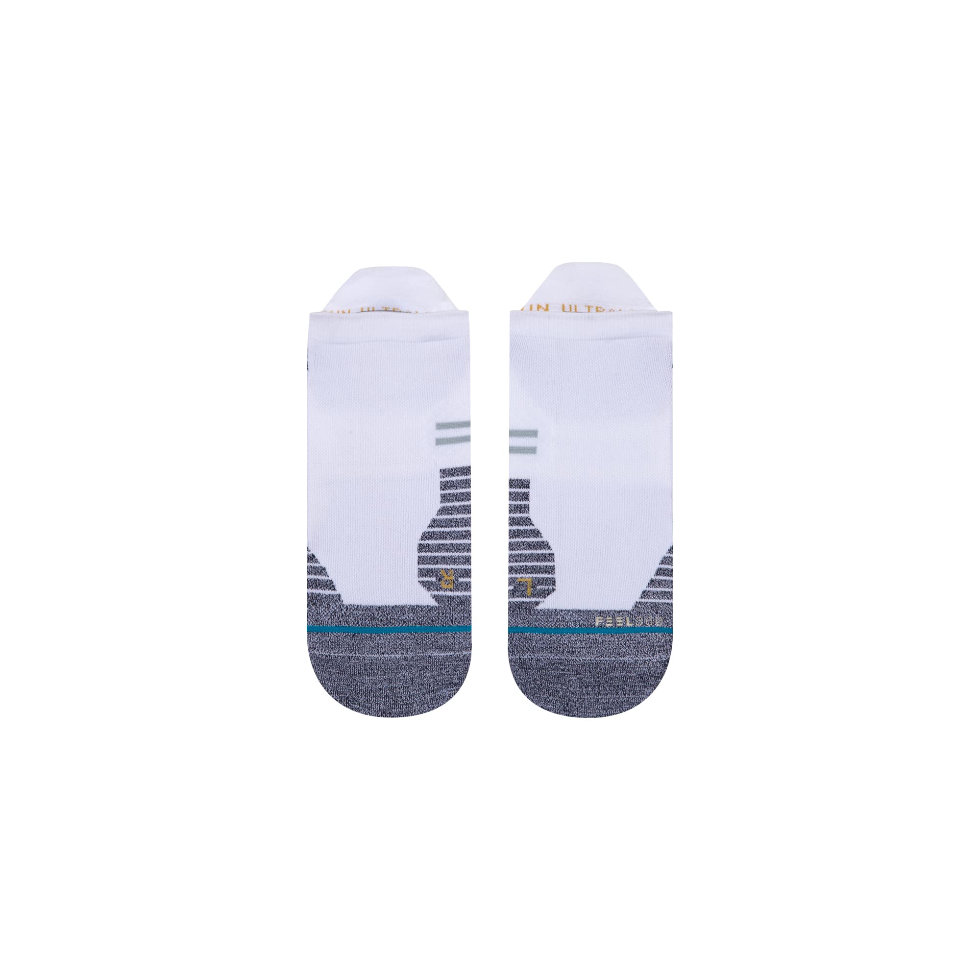 Stance Run Light Tab St Socks (Medium, White)