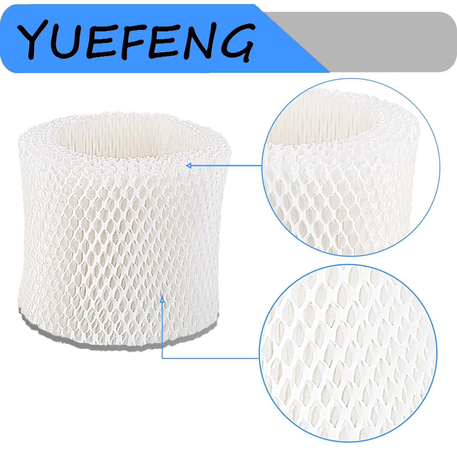 YUEFENG 6 Pack Humidifier Filters Replacement for Honeywell Humidifier HAC-504, HAC-504AW, HCM 350 (6)