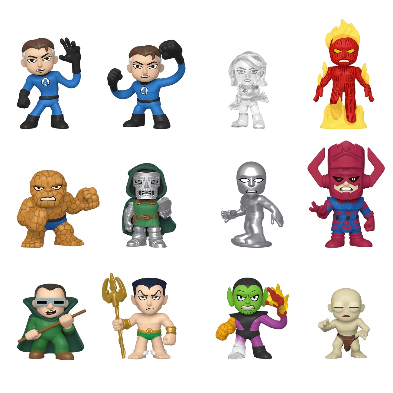 Funko Mystery Minis: Fantastic Four, Multicolor