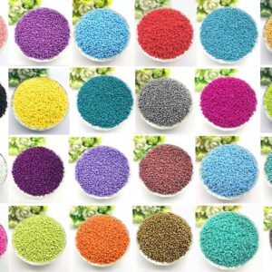 Seed Beads for Jewelry Making, 6/0 4mm Pack Multicolor Beads for Bracelets,Beading,Crafting (4mm) (4mm)