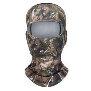 tagvo hunting balaclava face mask, windproof camouflage balaclava tactical hood headwear, helmets liner for adults women and men elastic universal size