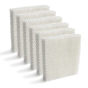 lemige 6 pack humidifier wicking hft600 filters t compatible with honeywell tower humidifier hev615 hev620, compare to part hft600t hft600pdq