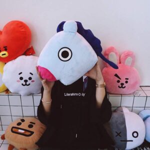 Lerion Pillow Doll Plush Small Plush Puppets Toy Bangtan Boys Throw Pillow Cushion,11.8 Inches (Tata)