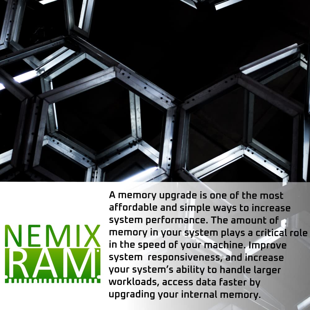 NEMIX RAM 128GB 4x32GB DDR4-2933 PC4-23400 2Rx4 ECC Registered Server Memory by NEMIX RAM