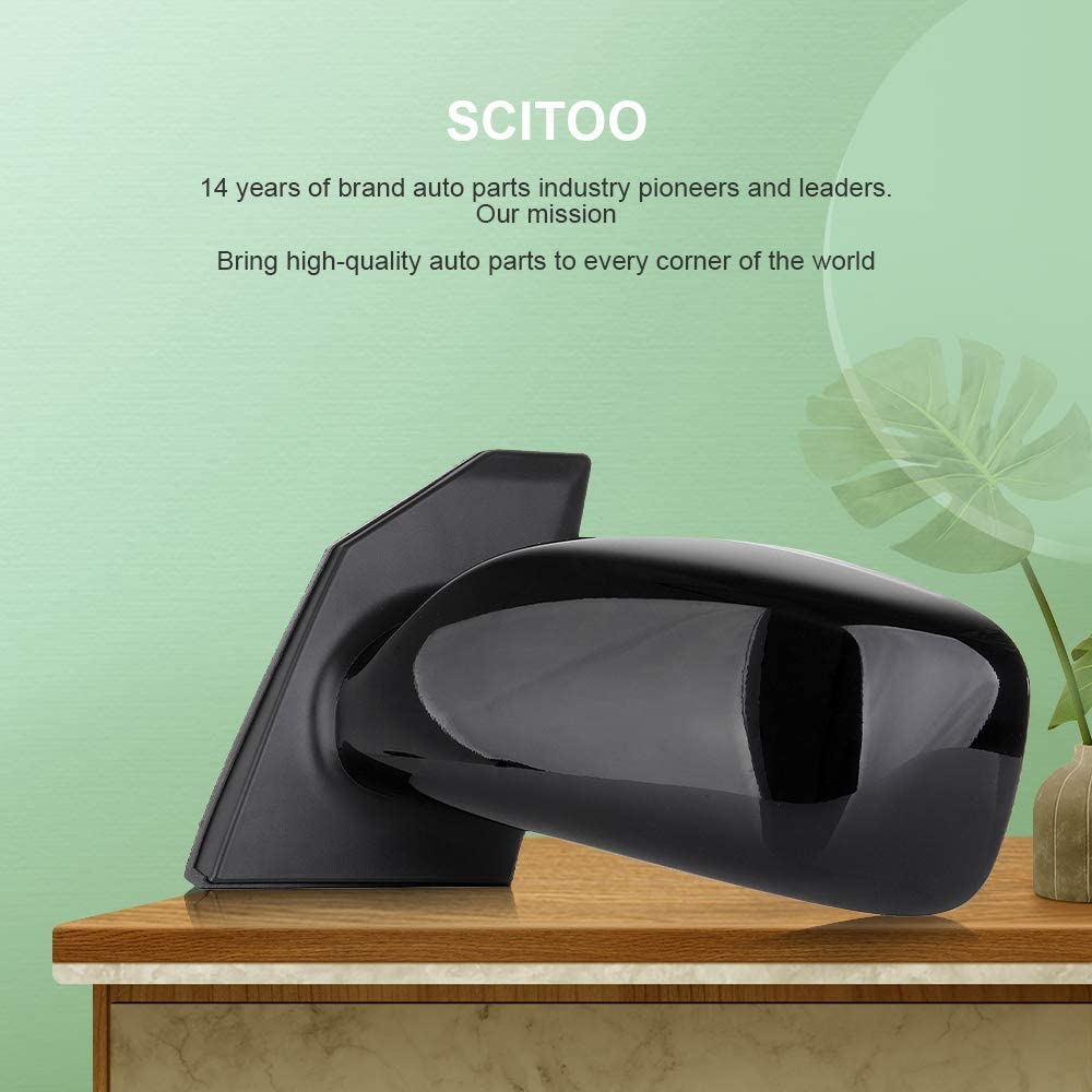 SCITOO Side View Mirror Driver Side Mirror Fit Compatible with 2003 2004 2005 2006 2007 2008 for Toyota Corolla 8794002380 TO1320178 Power Adjustment