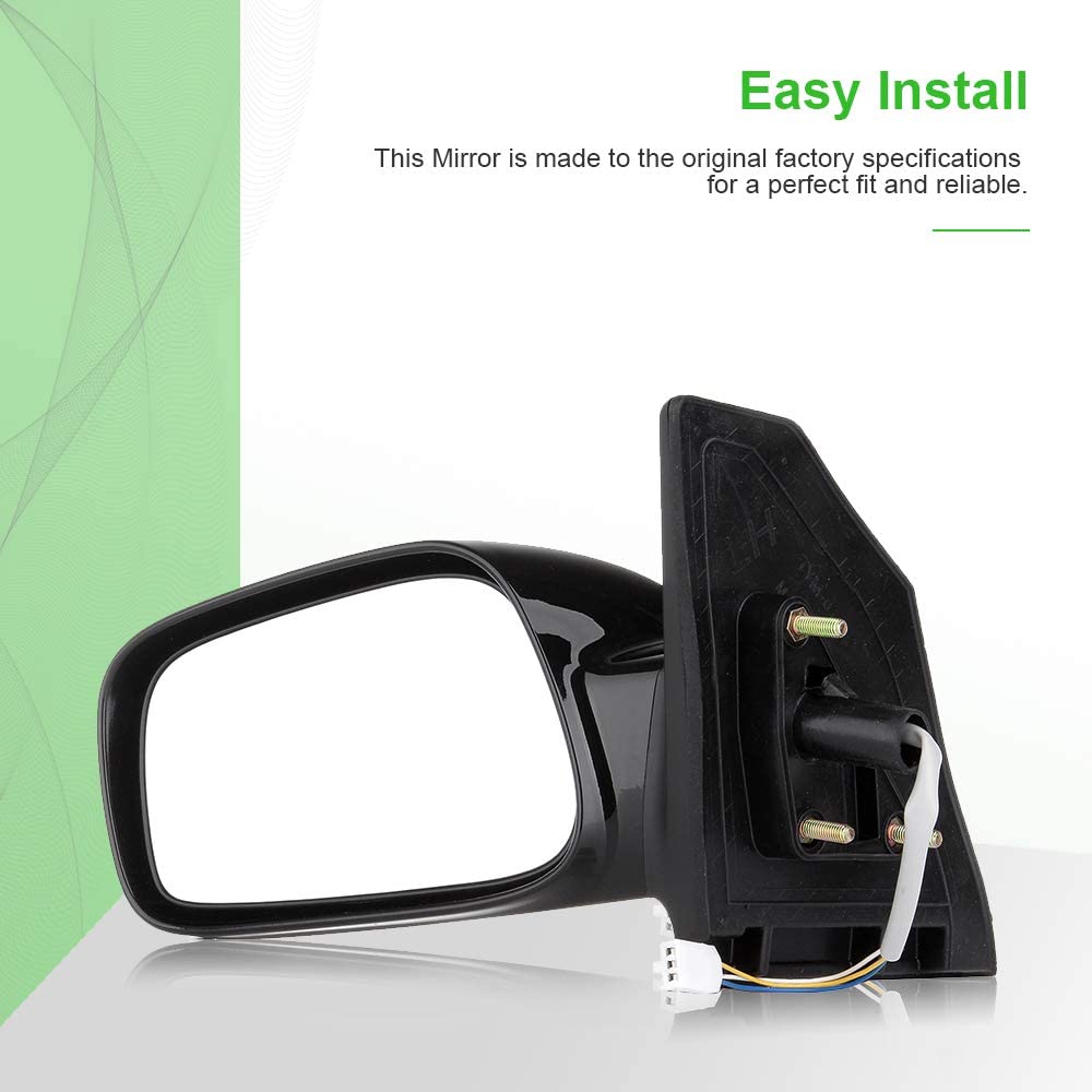 SCITOO Side View Mirror Driver Side Mirror Fit Compatible with 2003 2004 2005 2006 2007 2008 for Toyota Corolla 8794002380 TO1320178 Power Adjustment