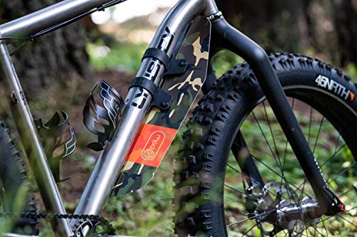 Portland Design Works | Mud Shovel 6.5 Front Bicycle Fender, Woodland Camo