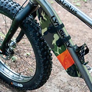 Portland Design Works | Mud Shovel 6.5 Front Bicycle Fender, Woodland Camo