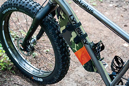 Portland Design Works | Mud Shovel 6.5 Front Bicycle Fender, Woodland Camo