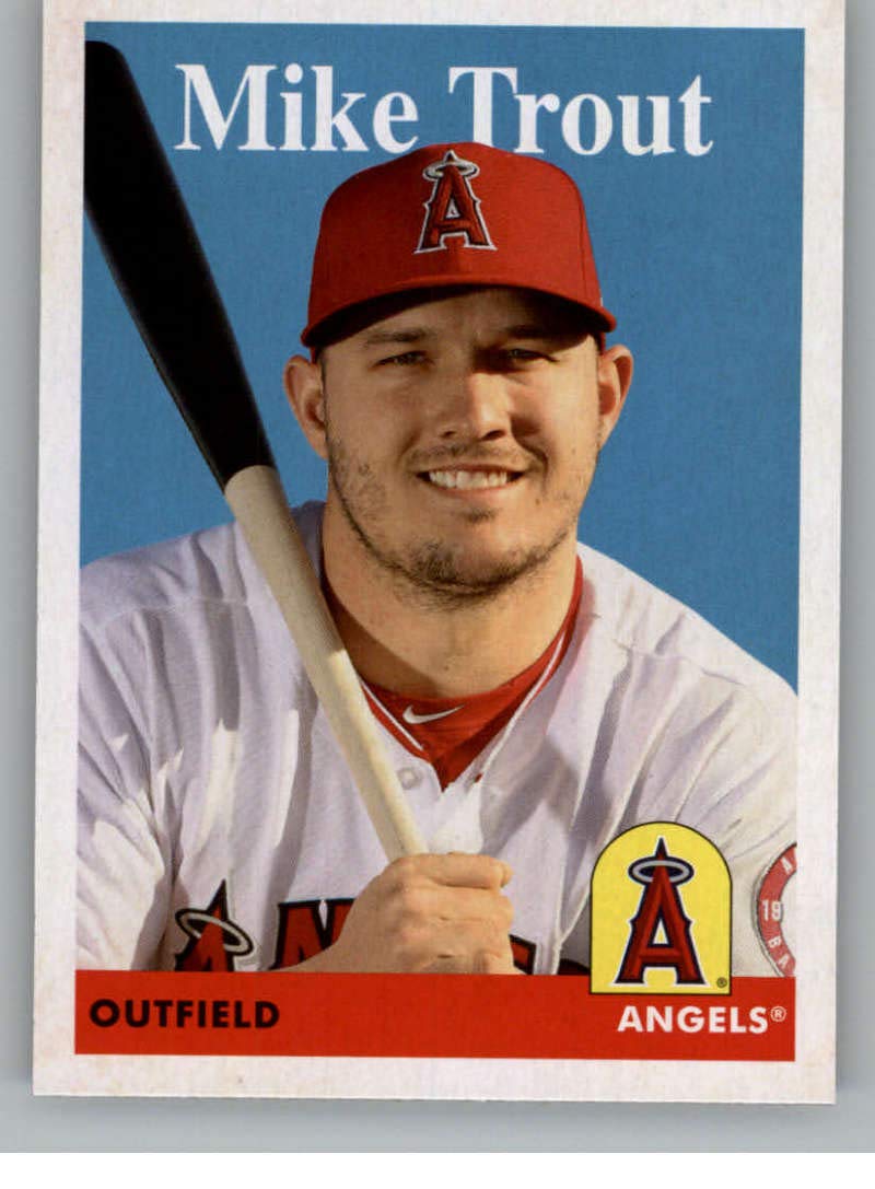 2019 Topps Archives #83 Mike Trout Los Angeles Angels MLB Baseball Card NM-MT