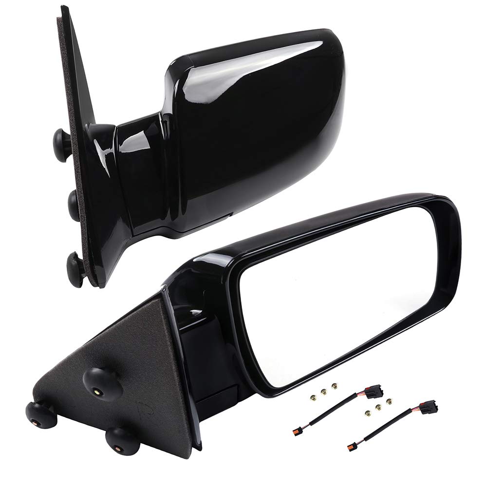 SCITOO Side View Mirrors A Pair of Mirrors Fit Compatible with 1988-1999 for Chevy C1500 C2500 C3500 for Chevy K1500 K2500 K3500 1995-2000 for Chevy Tahoe Manual Folding 15036360