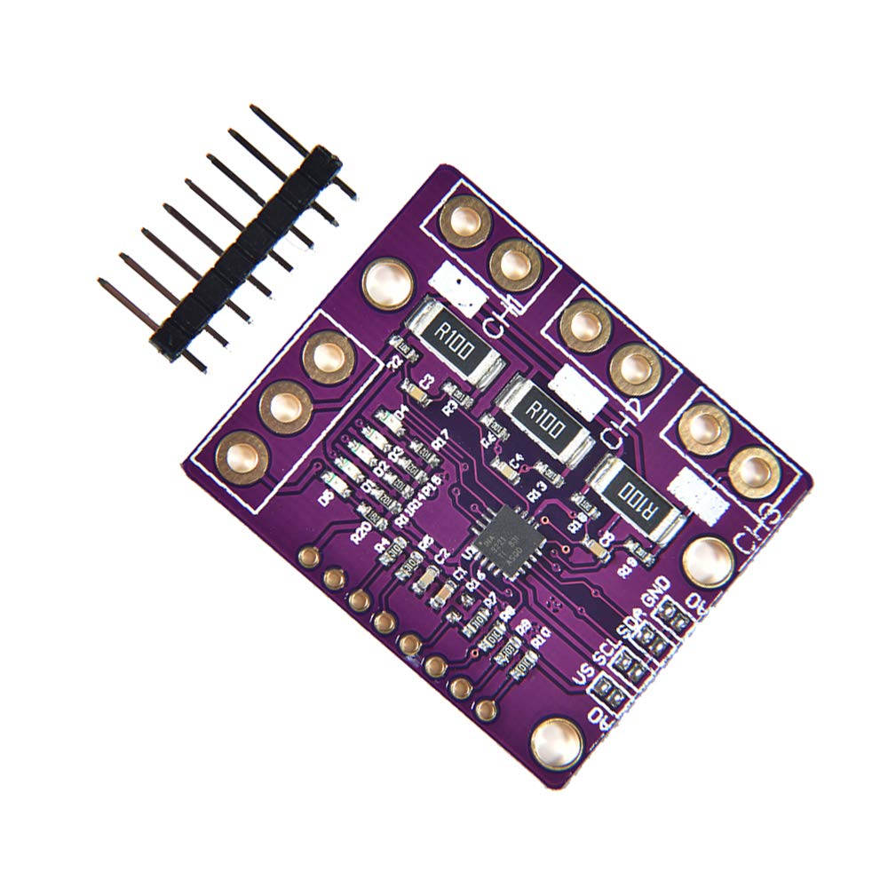 Comimark 1Pcs I2C INA3221 Triple-Channel Shunt Current Voltage Monitor Sensor Re INA219 Module