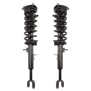 TRQ Front Loaded Complete Shock Strut & Spring Assembly 2 Piece Pair Set for 2003-2007 Infiniti G35 Rear Wheel Drive