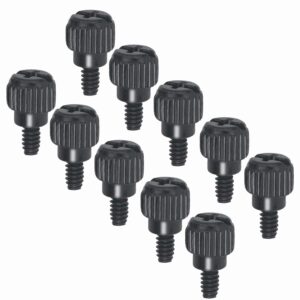 10 x computer case thumbscrews (6-32 thread) pc computer case fastener thumb screws,for cover/power supply/pci slots/hard drives