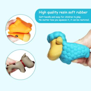 Bath Toys Floating Bath Farm Toys(8PCS),Baby Soft Bath Time Toys,Bathtub Learning Dogs Ducks Sheep Hen Pig Bath Toys and Bathroom Toys for Toddlers