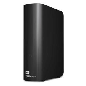 western digital 12tb elements desktop external hard drive, usb 3.0 external hard drive for plug-and-play storage - western digitalbwlg0120hbk-nesn