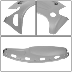 Auto Dynasty, Dashboard Cover Cap Overlay + Instrument Bezel Compatible With Dodge Ram Truck 1500 2500 3500 98-02