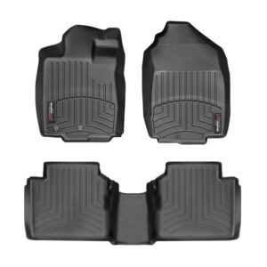 WeatherTech Custom Fit FloorLiners for Fusion, MKZ - 1st & 2nd Row (442991-441083), Black