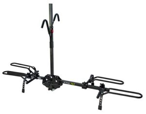 swagman xtc2 tilt hitch mount bike rack , black, 1-1/4" and 2" hitch receiver, class 2 or higher