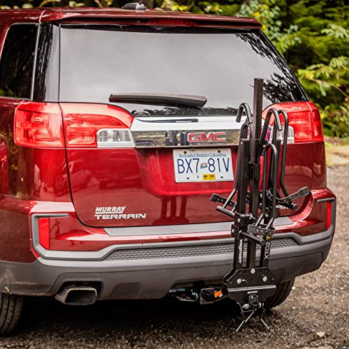 Swagman XTC2 TILT Hitch Mount Bike Rack , Black, 1-1/4" and 2" hitch receiver, class 2 or higher