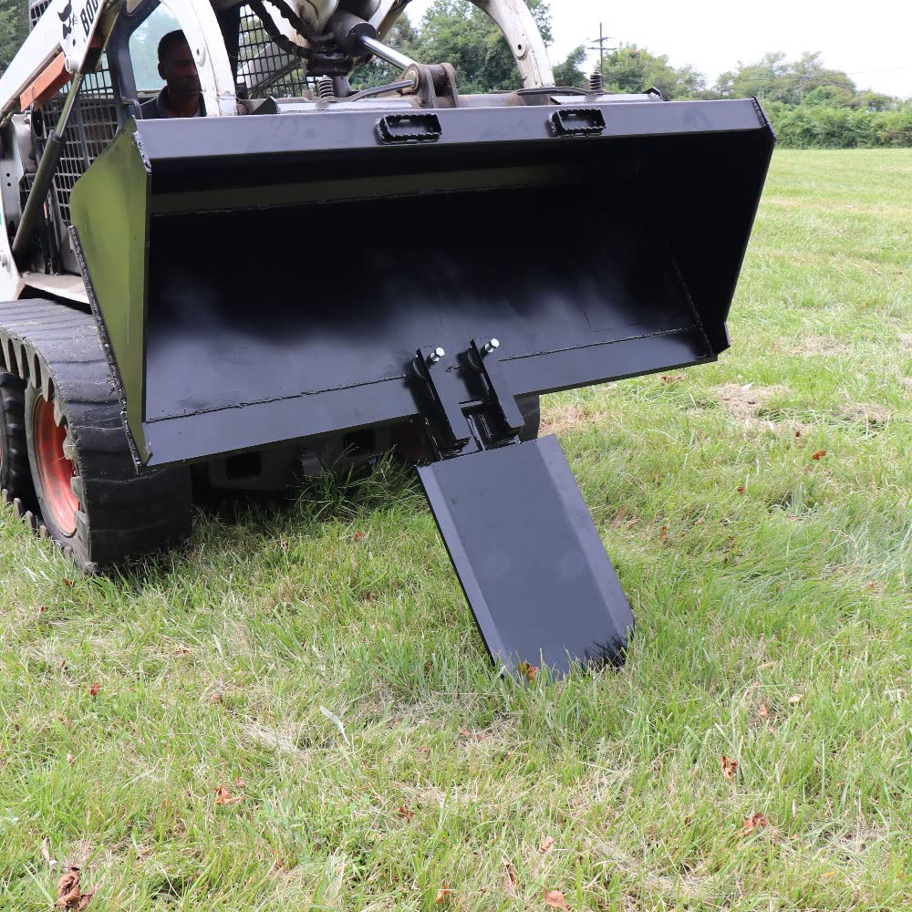 Titan Attachments Clamp-On Quick Spade Combo 45" x 18" Dig Footings, Trenches, and Stump Removal