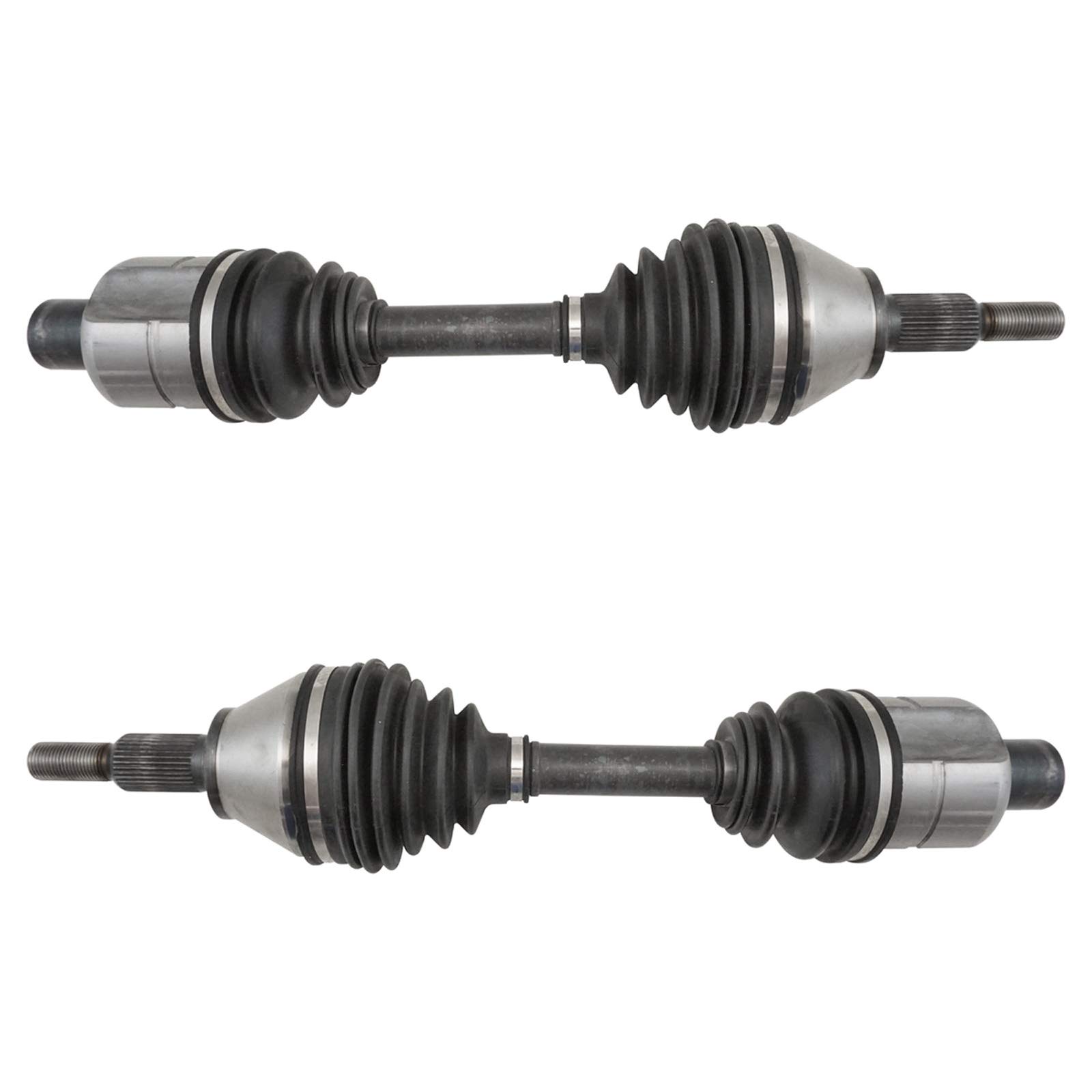 TRQ New Front CV C/V Axle Drive Shaft Assembly 2 Piece Pair Set for 2012-2017 Dodge Ram 1500 4WD 4x4 Truck