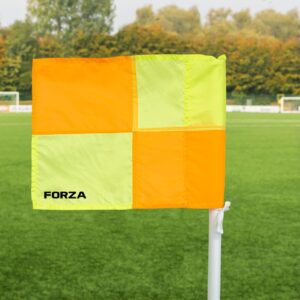 FORZA Soccer Corner Flags - Set of 4 Spring Loaded Corner Flags - Soccer Field Equipment