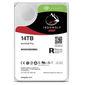 seagate ironwolf pro 14tb sata iii 3.5" internal nas hard drive, 7200 rpm