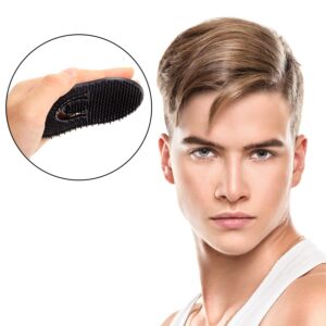 24 Packs Pocket Palm Combs for Men Women Soft Pocket Brush Portable Shampoo Pocket Combs (Black)