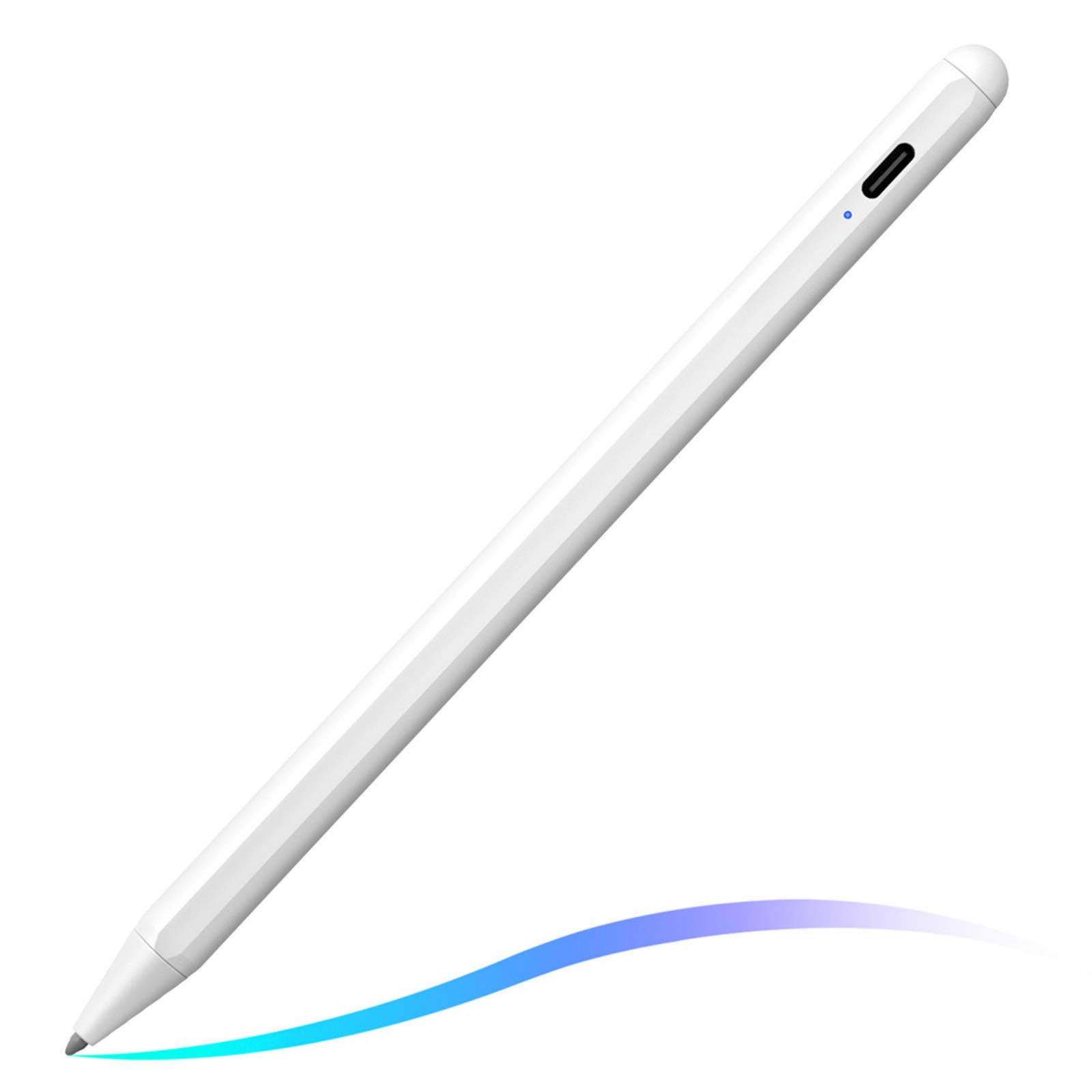 Stylus Pen for iPad (2024-2018) with Fast Charge & Palm Rejection,FOJOJO Active Pencil for Apple iPad Pro 11/13 M4,iPad Air 11/13 M2,iPad Pro 11/12.9",iPad 10/9/8/7/6th,iPad Air 5/4/3rd,iPad Mini 6/5