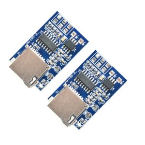 comimark 2pcs gpd2846a tf card mp3 decoder board 2w amplifier module for arduino