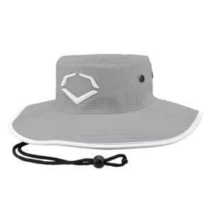 evoshield logo bucket hat - charcoal