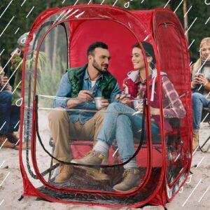 WeatherPod – The Original XXL 1-2 Person Pod – Pop-Up Weather Pod, Protection from Cold, Wind and Rain - Black