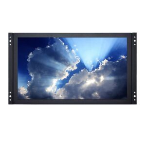 ichawk 13.3'' inch pc monitor 1920x1080p 16:9 ips bnc hdmi-in metal shell embedded open frame built-in speaker remote control lcd screen display usb port pluggable u-disk small video player k133mn-56