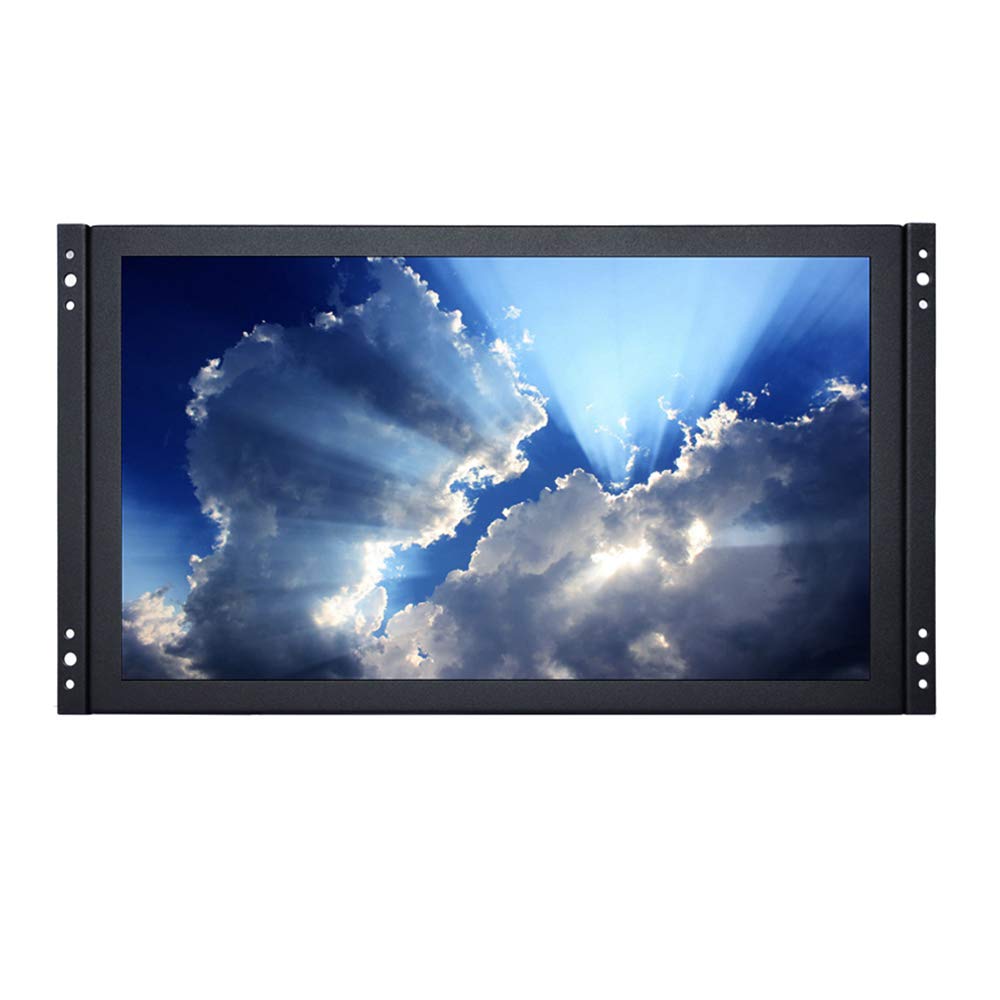 iChawk 13.3'' inch PC Monitor 1920x1080p 16:9 IPS BNC HDMI-in Metal Shell Embedded Open Frame Built-in Speaker Remote Control LCD Screen Display USB Port Pluggable U-Disk Small Video Player K133MN-56