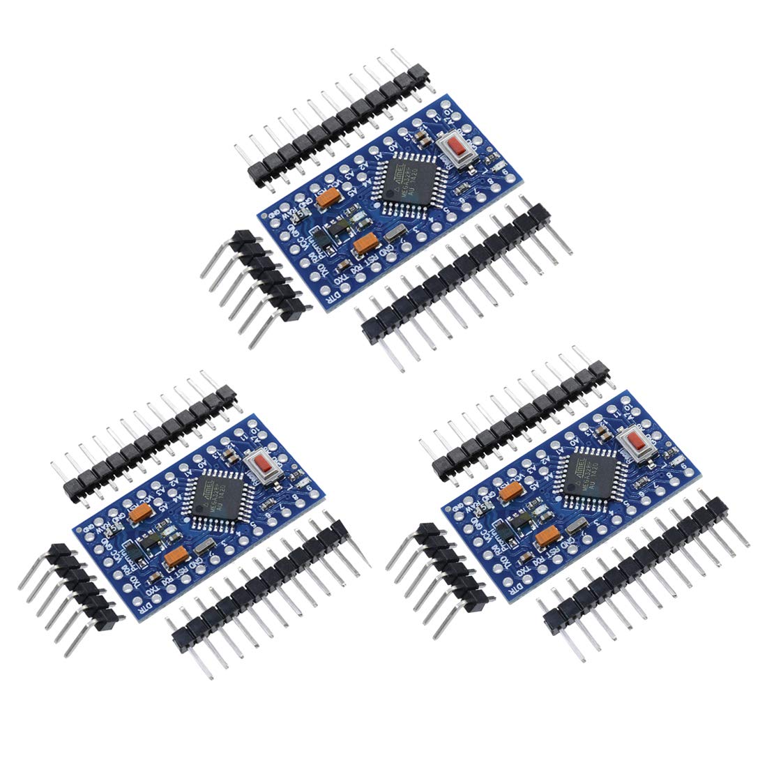 HiLetgo 3pcs Pro Mini Atmega328P 5V/16M Replace ATmega128 Pro Mini Atmega328 328P DC5V 16M for Arduino