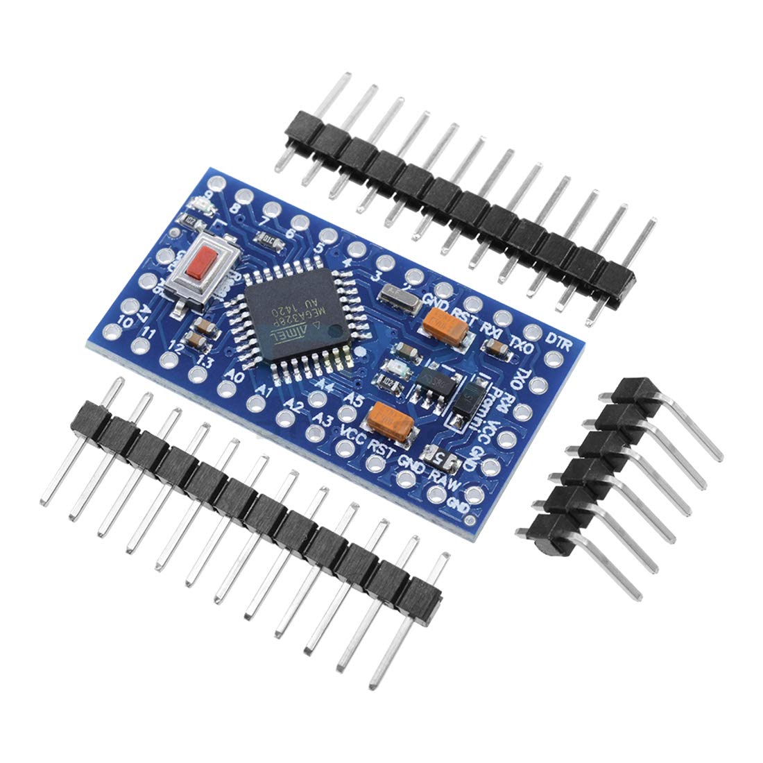 HiLetgo 3pcs Pro Mini Atmega328P 5V/16M Replace ATmega128 Pro Mini Atmega328 328P DC5V 16M for Arduino