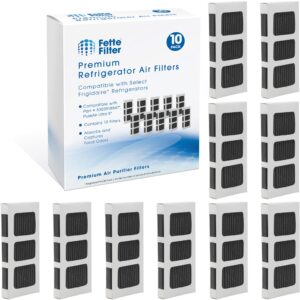 10- pack replacement refrigerator air filter compatiable with frigidaire pureair ultra ii paultra2 replacement refrigerator air filter with carbon technology to absorb food odors