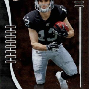 2019 Absolute NFL (Retail) #120 Hunter Renfrow RC Rookie Oakland Raiders Official Panini Football Trading Card