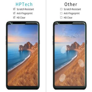 HPTech [2-Pack] Designed For LG Stylo 5, Stylo 5 Plus and Stylo 5X Tempered Glass Screen Protector, Easy to Install, Bubble Free